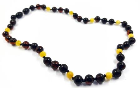 Autentiški Baltijos gintaro rutulio karoliai