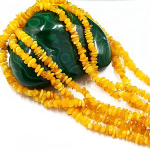 Natūralaus Baltijos gintaro ilgi karoliai