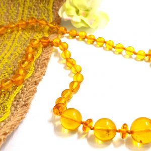 Natūralaus Baltijos gintaro karoliai