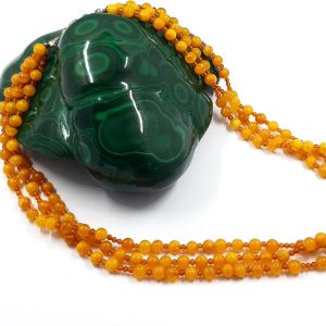 Natūralaus gintaro karoliai