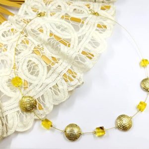 Nuostabus gintaro karoliai „Venecija”